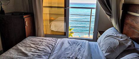 Apartment, Balcony, Beach View | 3 bedrooms, iron/ironing board
