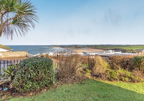 Enjoy breathtaking views of the sea from this serene coastal retreat.