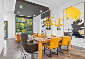 Dining - Modern Retreat with Rooftop and Lake Access (Hot Springs)