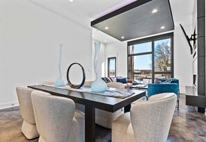 Dining - Modern Retreat with Rooftop and Lake Access (Hot Springs)