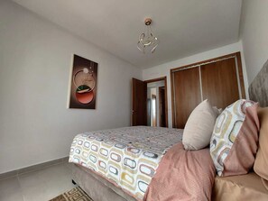 2 bedrooms, desk, iron/ironing board, free WiFi - Light & Airy Family apartment with private pools & excellent local beaches (Cabo Negro)