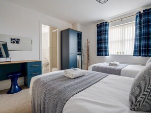 2 soverom, strykejern/-brett, wi-fi (inkludert) og sengetøy