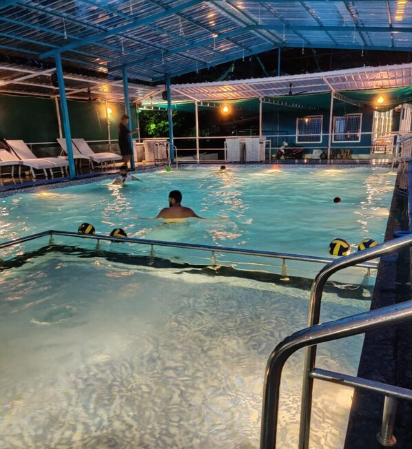 2 outdoor pools, pool loungers - Supriti's Farmington Splash Resort (Karjat)