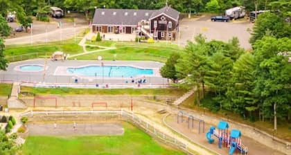 Escape to our Cabin in the Pines in beautiful East Falmouth on Sunny Cape Cod.