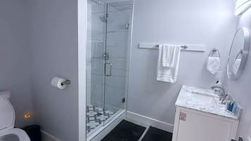 Shower, hair dryer