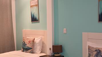 2 chambres, fer et planche Ă repasser, Wi-Fi, draps fournis