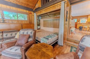 1 bedroom, WiFi, bed sheets - Cozy Riverside Cabin in the Heart of the Upper Peninsula- trout fish steps away! (Cornell)