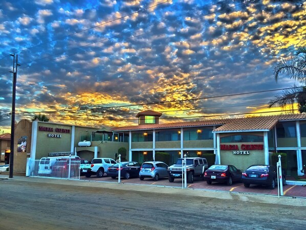 Front of property - Hotel Maria Celeste (San Quintin)