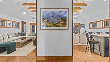 TV connectée, cheminée