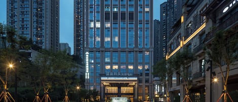 Front of property - evening/night