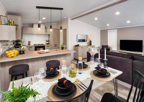 Dining - Premium modern and contemporary luxury lodge perfect for a relaxing escape. (Workington)