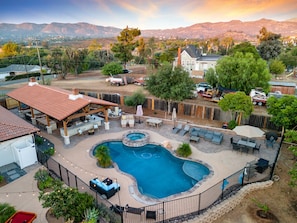 Outdoor pool - Luxurious Mountain Estate with Exclusive Private Casita, Unparalleled Privacy (Jamul)