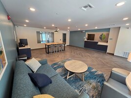 Sala de estar en el lobby