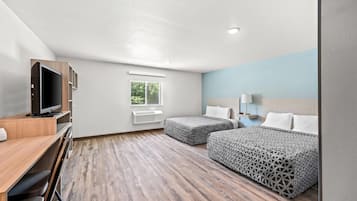 Suite, 2 camas Queen size, con acceso para personas discapacitadas, para no fumadores | Cortinas blackout, wifi gratis y ropa de cama