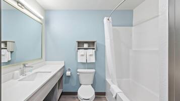 Suite, 1 Queen Bed, Non Smoking | Blackout drapes, free WiFi, bed sheets