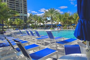 A heated pool - Seaside Escape - Ocean Village - Ground Floor - Steps to the Beach! (Fort Pierce)