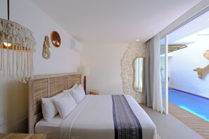 2 bedrooms, iron/ironing board, WiFi, bed sheets - Charming 2BR Mediterranean Villa Ungasan  (Badung)