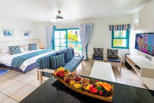 Apartment, Balcony, Pool View | In-room safe, iron/ironing board, free WiFi, bed sheets