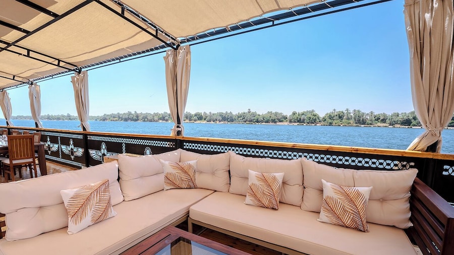 Anoush Dahabiya Nile cruise 4 nights From Luxor to Aswan each Monday