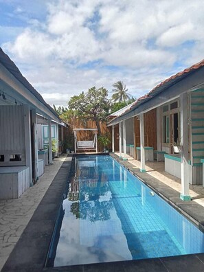 Comfort Double Room, Balcony, Pool View | Balcony view