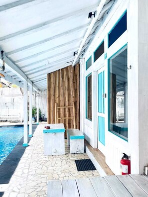 Comfort Double Room, Balcony, Pool View | Free WiFi