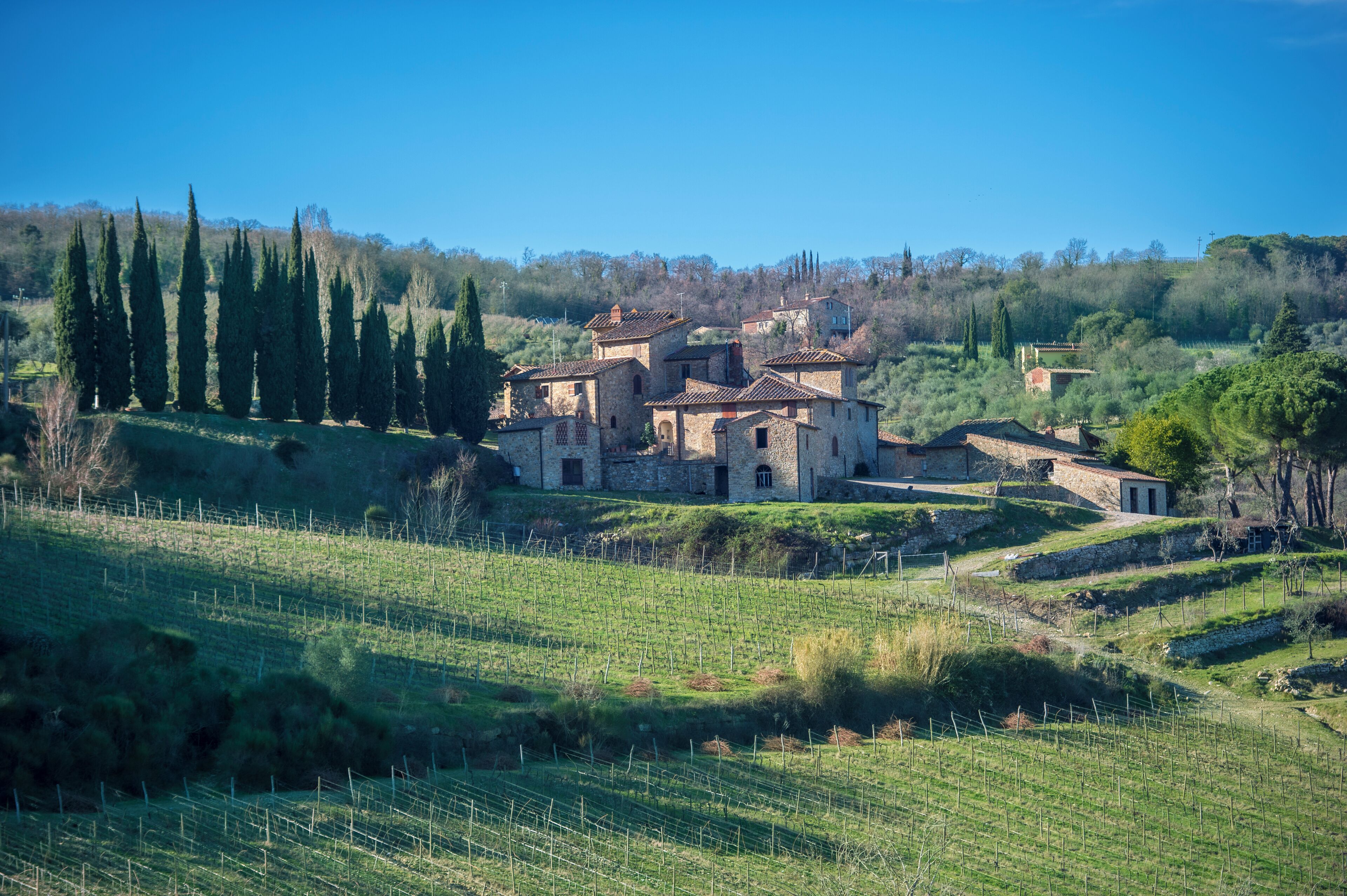Blick von der Unterkunft