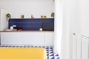 Leilighet | 3 soverom, safe på rommet, skrivebord og skrivebord for bærbar PC