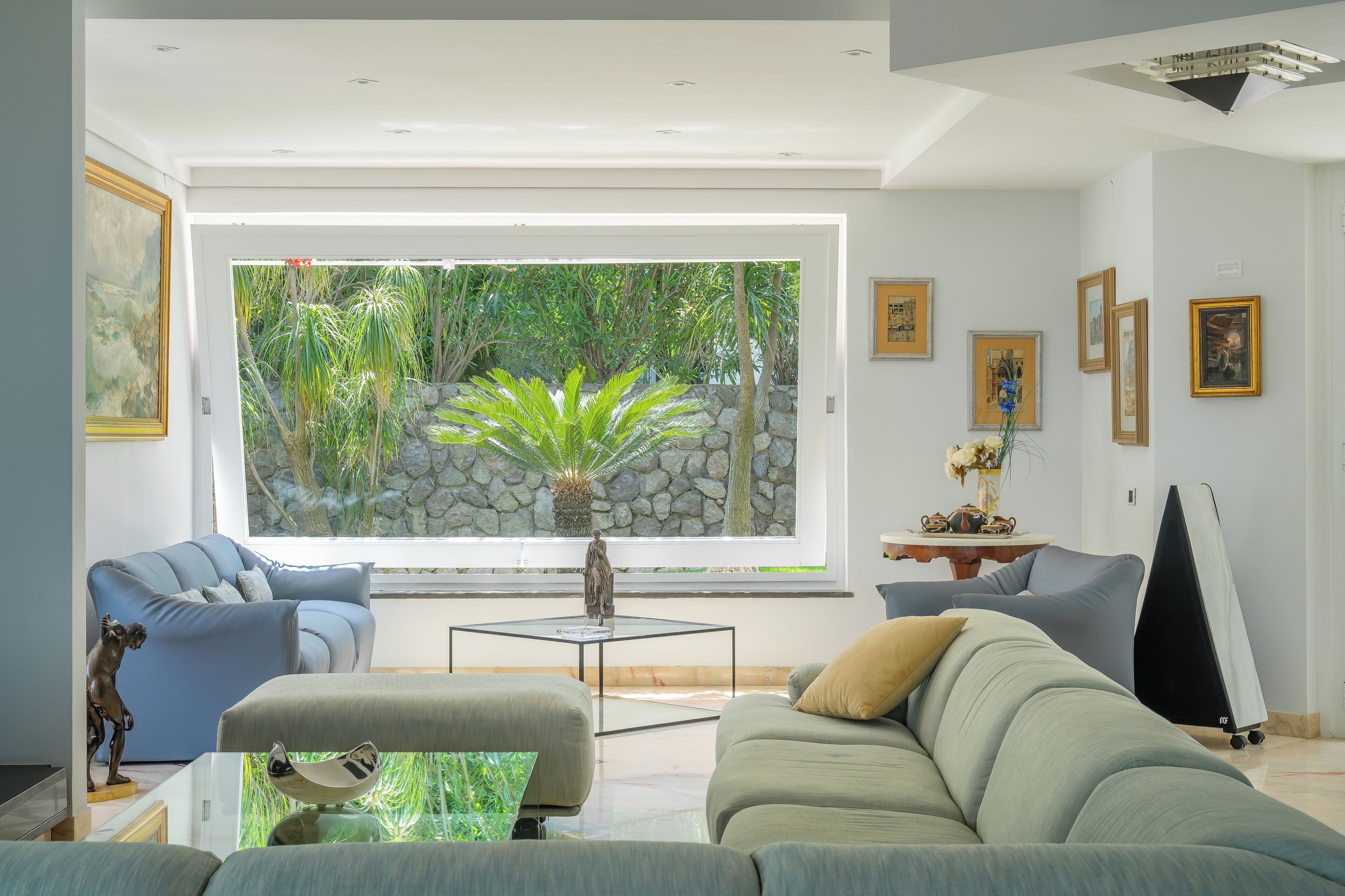 Luxury-Villa | Wohnbereich | Smart-TV, Kamin, Netflix, Streaming-Dienste