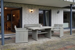 Outdoor dining - Holiday apartment Itzke 2 (Kappeln)