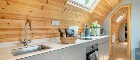 Fridge, oven, stovetop, toaster