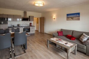 Smart-tv och en stereo