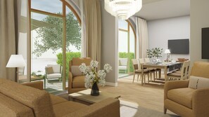 Studio | In-room safe, individually decorated, individually furnished, free WiFi - Schlosshotel Neustrelitz (Neustrelitz)