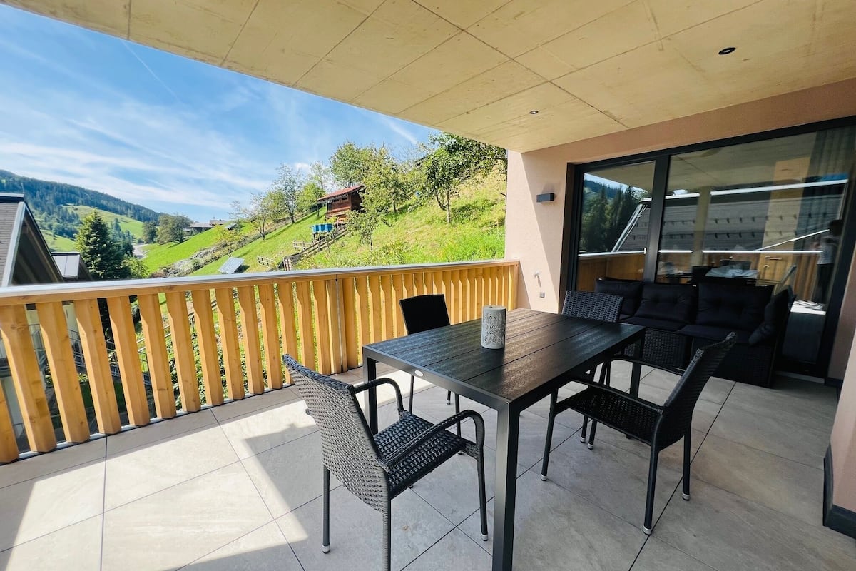 Junior Apartment, Balcony, Mountain View | Terrace/patio