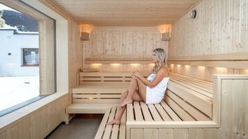 Sauna, massages