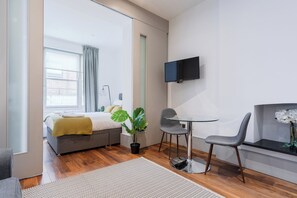 1 間睡房、熨斗/熨衫板、免費 Wi-Fi、床單