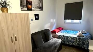 1 bedroom, iron/ironing board, free WiFi, bed sheets
