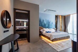 Penthouse, 3 slaapkamers | Een kluis op de kamer, verduisterende gordijnen