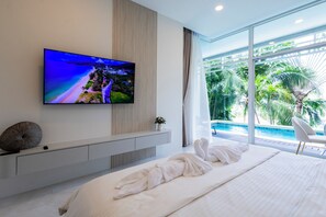 Superior Apartment, 2 Bedrooms, Private Pool | In-room safe, blackout curtains, iron/ironing board, free WiFi - Karon Beach Residence (Karon)