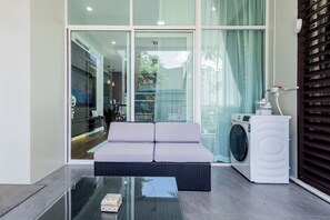 스탠다드 아파트, 침실 1개, 발코니, 정원 전망 | 테라스/파티오