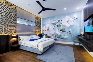 Standard Apartment, 1 Bedroom, Balcony, Garden View | 2 bedrooms, in-room safe, blackout drapes, iron/ironing board