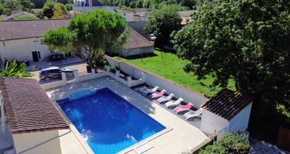 GĂźte dans le Marais Poitevin pour 8 personnes, 4 chambres avec sdb privative