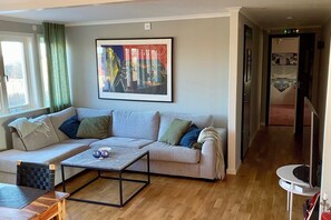 Apartment, 3 Bedrooms | Living area - Kappelshamns Veranda (Lärbro)