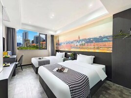 Economy Double or Twin Room | Desk, laptop workspace, free WiFi