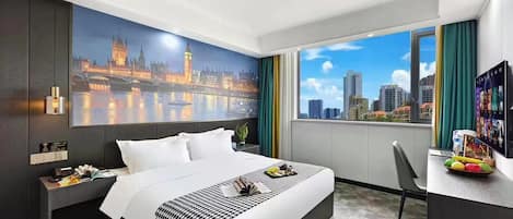 Habitación Confort doble | Escritorio, espacio para trabajar con un portátil, wifi gratis