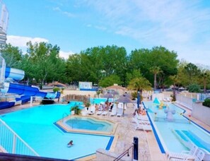 Pool - Air-conditioned mobile home Cosy family Camping 5* l'Eden (Le Grau-du-Roi)