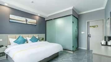 Comfort Double Room, Courtyard View | Desk, laptop workspace, free WiFi