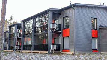 Majoituspaikan julkisivu