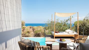 Vione Suite With Private pool & Sea View | Vue de la chambre