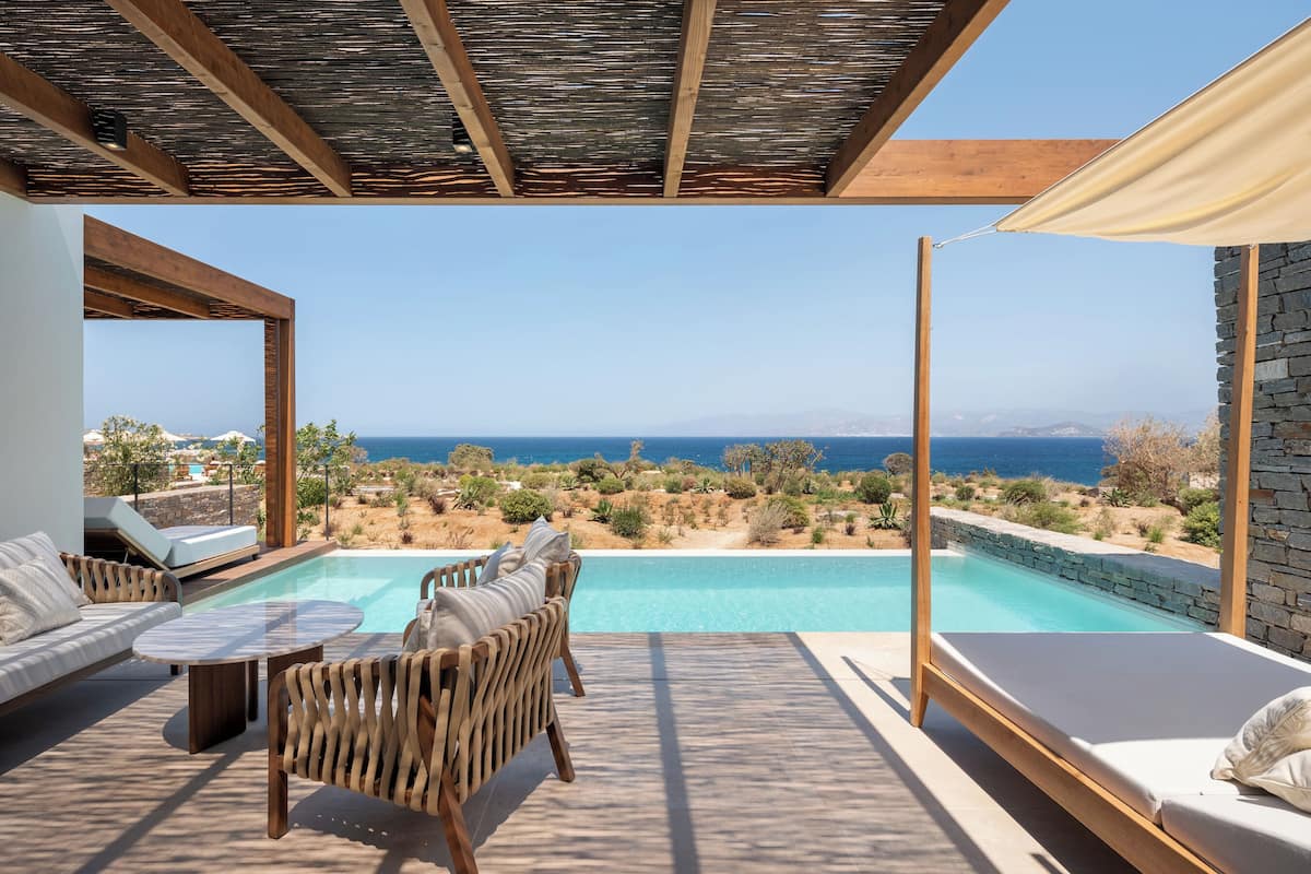 Two bedroom Suite With Private Pool & Sea View | Terassi/patio
