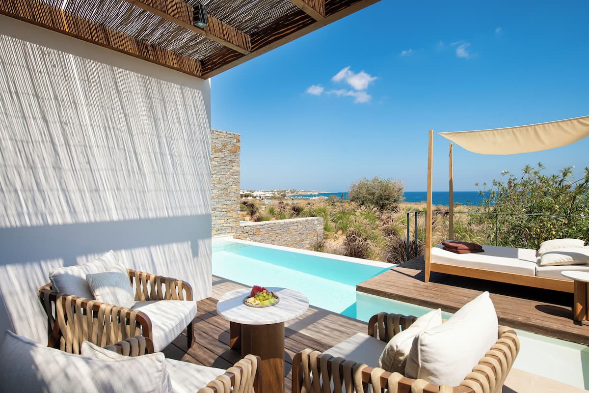 Vione Suite With Private pool & Sea View | Terrace/patio
